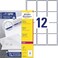 Avery Zweckform Purpose Form L7164-100 Address-Labels, 63.5 x 72 mm, 100 Sheet/1.200 Labels, White