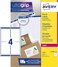 Avery L7169 Self Adhesive Parcel Shipping Labels, Laser Printers, 4 Labels Per A4 Sheet, 1000 Labels, UltraGrip, White