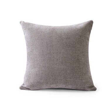 Home Milano Textured Filled Cushion with Down Alternative Filling Ultimate Comfort for Decorative Cushion Bed, Couch, Sofa and Supportive Use, Premium Square Pillow 48x48cm - Grey, 1 Piece