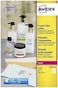 Avery L7784-25 Self-Adhesive Crystal Clear Transparent Labels, 1 Label Per A4 Sheet