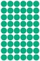 Avery Zweckform 3143 Color coding dot permanent stickers &Oslash; 12 mm, Set of 270,Green