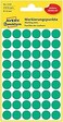 Avery Zweckform 3143 Color coding dot permanent stickers &Oslash; 12 mm, Set of 270,Green
