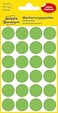 Avery Zweckform 3174 Coding Dots (96 Pieces Diameter 18 mm 4 Sheets Light Green
