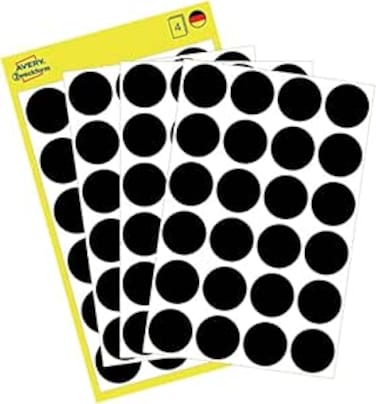 Avery Zweckform Colour Coding Dots, Black