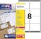 Avery L7165 Self Adhesive Parcel Shipping Labels, Laser Printers, 8 Labels Per A4 Sheet, 800 Labels, UltraGrip, white