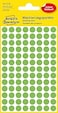 Avery Zweckform Self-Adhesive Marking Dots, Diameter: 8 mm Single 4 Blatt, 416 Etiketten Fluorescent Green