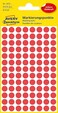 Avery Zweckform 32-301 Self Adhesive Dots/Circle Labels - Red (Diameter 8 mm, 70 per Sheet, 560 Total)