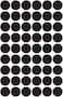 Avery Zweckform 3140 Color coding dot permanent stickers &Oslash; 12 mm, Set of 270, Black