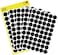 Avery Zweckform 3140 Color coding dot permanent stickers &Oslash; 12 mm, Set of 270, Black