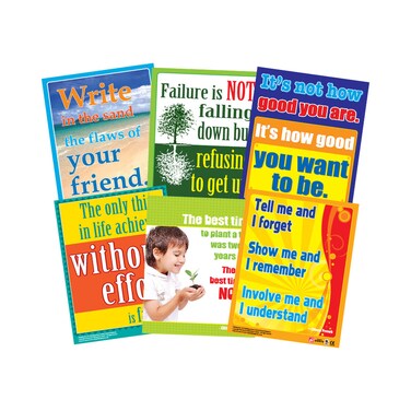 Inspiration Charts (6 Wall Charts) - Educational Wall Chart Pack in English