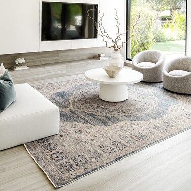 Alexander Sky 150 x 80 cm Carpet Centre Home Designer Rug for Bedroom Living Dining Room Office Soft Non-slip Area Textile Decor