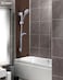 REEF Modern Shower Head System, Adjustable Slide Bar, Multi-Function Sprayer, Chrome Finish with Flexible Hose, Model RF-SK-03