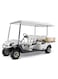 CUSHMAN 4 SEATER SHUTTLE 4 ELIT WHITE with cargo capacity MADA IN USA