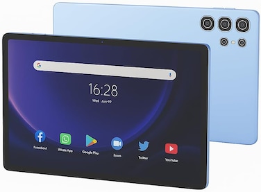 Modio M92 Tablet &ndash; 11 Inch HD INCELL Display, Android 13, 16+1TB, 10000mAh Battery, Dual SIM 5G, 13MP Camera, with Keyboard, Mouse, Pen &amp; Case (Blue)