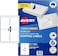 Avery Shipping Labels with Trueblock&reg; for Laser Printers, 99.1 x 139 mm, 400 Labels (959030 / L7169)