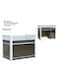 Galaxy Design Reception Office Desk Table &ndash; Modern Front Office Reception Counter with Storage, Premium Wooden Reception Desk for Office &amp; Commercial Use