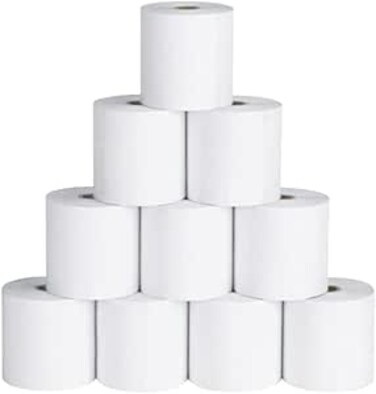 57 x 30mm x 10 Meter Thermal Paper(80 Rolls), BPA Free Receipt Paper, fits Station POS System, Credit Card Machine, Cash Register