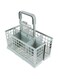 Qualtex Dishwasher Cutlery Silverware Basket Holder Grey, 9 5/16 X 5 1/4 X 9 3/4 Inches