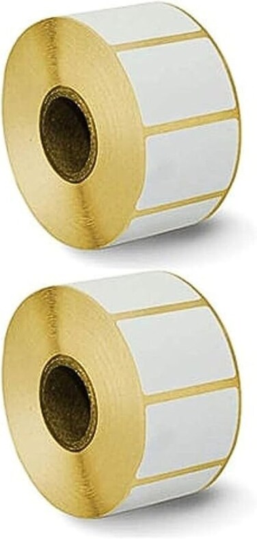 Thermal Transfer Plain Barcode Label (58mm X 39mm) -800 Labels, Pack of 2