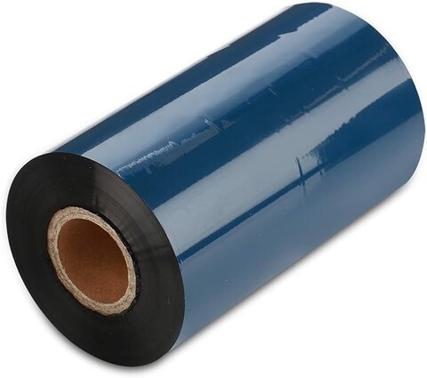 Thermal Transfer Ribbon -1ROLL 4.33&quot; x 984&#39;/110mm x 300m Black Wax Resin Ribbons 1&quot; Core Ink Out for Zebra Sato Datamax Tsc TEC Printer