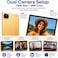 Modio M42 Tablet 10.1" IPS HD, 8GB RAM 512GB Storage, Android 13, 10000mAh, Dual SIM WiFi, 13MP Camera, Keyboard Mouse Pen Bundle Gold