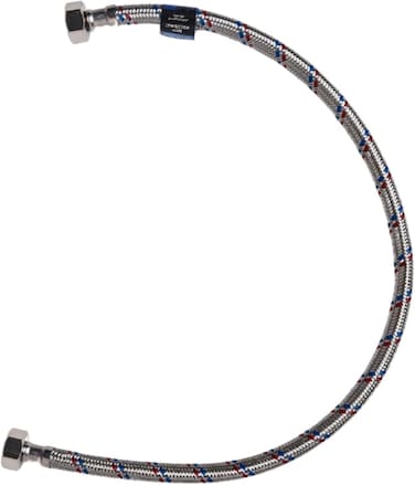 REEF Stainless Steel Flexible Water Hose, 60 cm Length, Durable &amp; Leak-Resistant Design, Model RF-SSFH-60