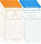 200PCS Time Cards for Employees &ndash; 2 Sided Time Cards for Employees Biweekly Monthly Sheets Time Clock for Employees Time Sheets Daily Monthly Timesheet for Employee Attendance