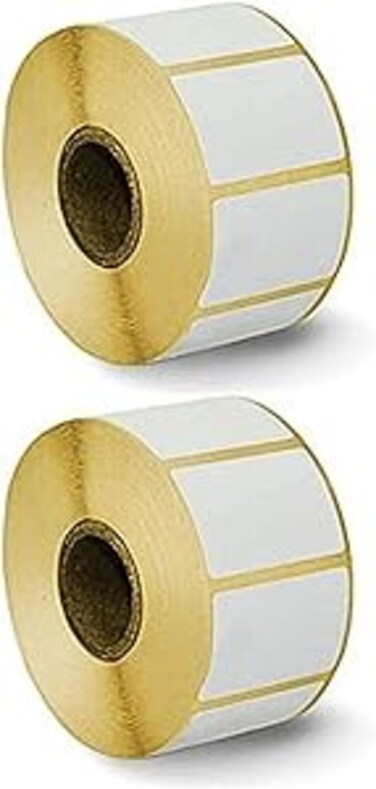 Thermal Transfer Plain Barcode Label (58mm X 39mm) -800 Labels, Pack of 2