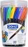 DOMS Cuboid Ball Pens Box 50-Pieces