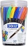 DOMS Cuboid Ball Pens Box 50-Pieces