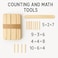 CRAFT MAGIC 100-Pack Jumbo Wooden Lollipop Sticks &ndash; 150 &times; 19 mm Large Smooth Popsicle Sticks for DIY Crafts, School Projects, Painting &amp; Garden Plant Labels