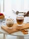 Set of 2- 250ML Borosilicate Double Wall Glass With Handle. Heat-Resistant Insulated Mugs for Coffee, Tea, Espresso &amp; Cold Beverages