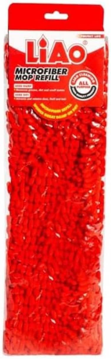 Liao LR2204 Microfiber Mop Refill, 43 cm Length x 13 cm Width
