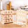 Square&acirc;&bdquo;&cent; Foldable Egg Storage Rack for Fridge &acirc;&euro;&ldquo; 24 Egg Holder 3 Tier Tray Organizer   Space-Saving Plastic Box Container   Durable Refrigerator Egg Organizer for Kitchen Storage