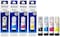 Epson 003 Ink 65ml Black, Cyan, Magenta, Yellow for (L3110, L3150) Tri-Color Ink Bottle (Pack of 4)