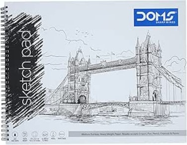 Doms Sketch Pad Wiro, Off-White, 36 Sheets, 7894