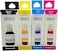 GI-41 ink set 4-Pack (PigmentBlack Cyan Magenta Yellow) GI 41 Compatible for PIXMA G1420/G2420/G2460/G3420/G3460
