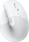 Logitech Lift for Mac Wireless Bluetooth Optical Ergonomic Mouse with 4 Customizable Buttons - Wireless - Off-White (International Version)