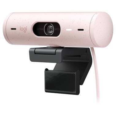 Logitech BRIO 500 USB-C FHD Webcam 1080p - Rose (International Version)
