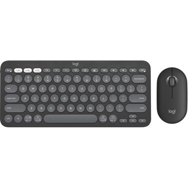 Logitech Pebble 2 Wireless Keyboard and Mouse Combo - Tonal Graphite (International Version)