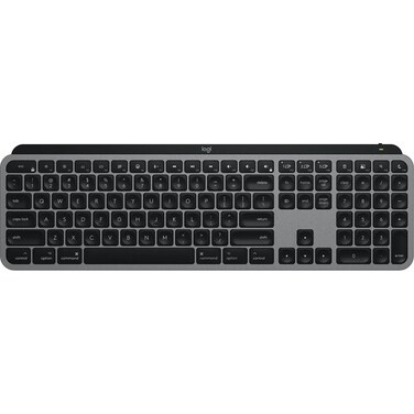 Logitech MX Keys S for Mac Advanced Full-size Wireless Scissor Keyboard with Backlit keys - Space Gray