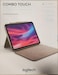 Logitech Combo Touch Keyboard and Trackpad Case for Apple iPad (10th Gen) with Detachable Keyboard &ndash; Sand (International Version)