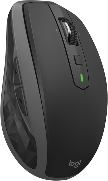 Logitech MX Anywhere 2S (Bluetooth Edition) Wireless Laser Mouse with Hyper-Fast Scrolling - Wireless &ndash; Graphite