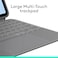 Logitech Combo Touch iPad Air 11-inch (M2 &amp; M3), iPad Air (5th gen - 2022) Keyboard Case - Oxford Gray (International Version)