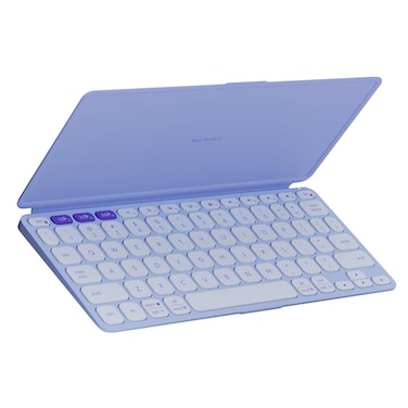 Logitech Keys-to-Go 2 Portable Bluetooth Keyboard for Tablet with Built-in Cover, Slim and Compact Wireless Keyboard for Windows, Android, Linux, iPad, iPhone, Mac &ndash; Lilac (International Version)