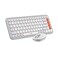 Logitech POP Icon Keyboard &amp; Mouse Combo - Off White/Orange (International Version)