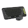 Logitech POP ICON Bluetooth Keyboard and Mouse Combo Comfortable Typing, programmable Keys and Buttons, Quiet clicks, Easy-Switch up to 3 Devices &ndash; Graphite/Green (International Version)