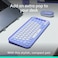 Logitech POP ICON COMBO Compact TKL Bluetooth Keyboard and Mouse Bundle with Programmable Quiet Keys and Buttons - Lilac &amp; Off-White (International Version)
