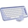 Logitech POP ICON COMBO Compact TKL Bluetooth Keyboard and Mouse Bundle with Programmable Quiet Keys and Buttons - Lilac &amp; Off-White (International Version)