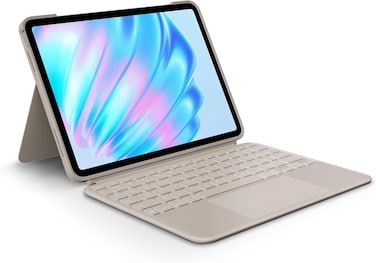 Logitech Combo Touch Keyboard Case for iPad Air 11-inch (M3), Detachable, with Trackpad - Sand (International Version)